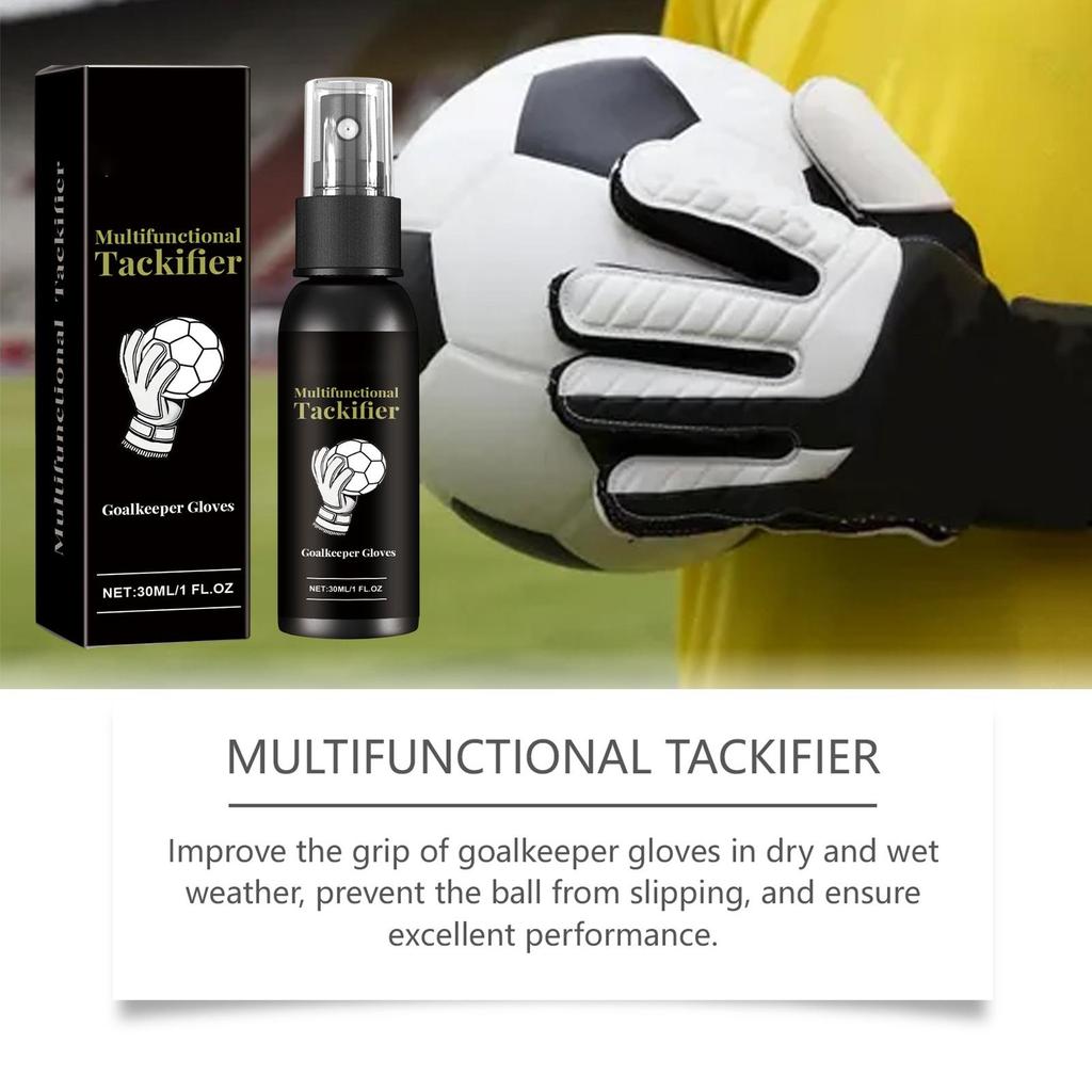 Greppspray för fotbollshandskar Säker målvaktshandskar Spray 30ml Handskar Tvätt Förbered Sport Hand Snabbtverkande Handskegreppspray
