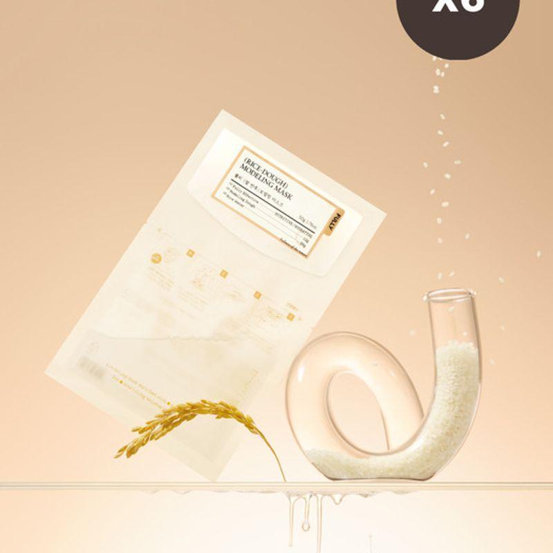 [Large Capacity] Vegan Pulli Rice Dough Modeling Mask Pack 4 x 6 (24 Sheets Total)