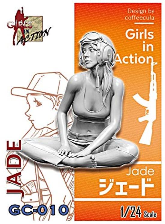 

Tori Factory Girls in Action Series Jade Resin Kit 1/24 GC-010
