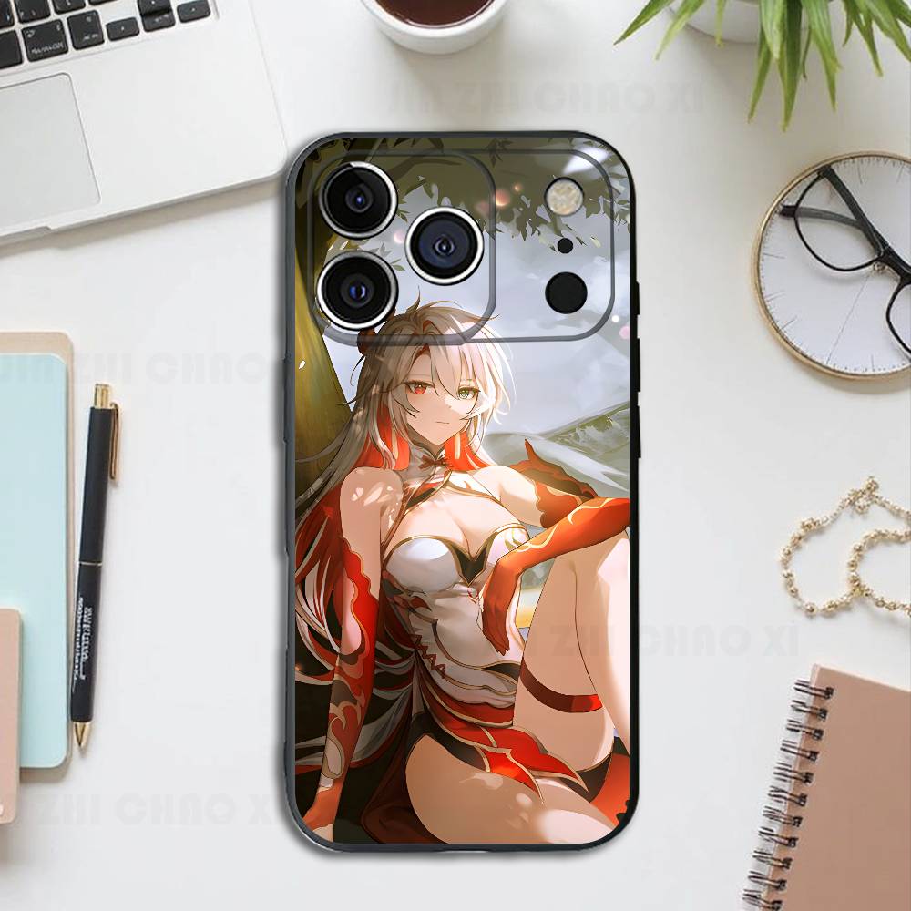 

Punishing G-Gray Raven Game Black Phone Case For IPhone 17 16 15 14 13 12 13 12 11 Pro Max Plus XS XR Silicone Soft Back Cover iPhone14Plus