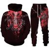 Man Woman Casual Hoodie+pants 2PCS Country Girl Deer Hunting 3D Print Tracksuit Set Set Fashion Camo Streetwear Pullover Clothes
