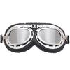 Vintage Fliegerbrille Steampunk Motorradbrille, Retro Winddichte Reitbrille Verstellbare Outdoor-Schutzbrille für Damen Herren