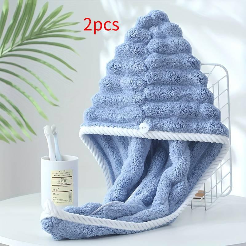 Hair Drying Towel Strong Absorbent Quick Drying Hair Cap Microfiber Hair Towel Dry Hair Cap