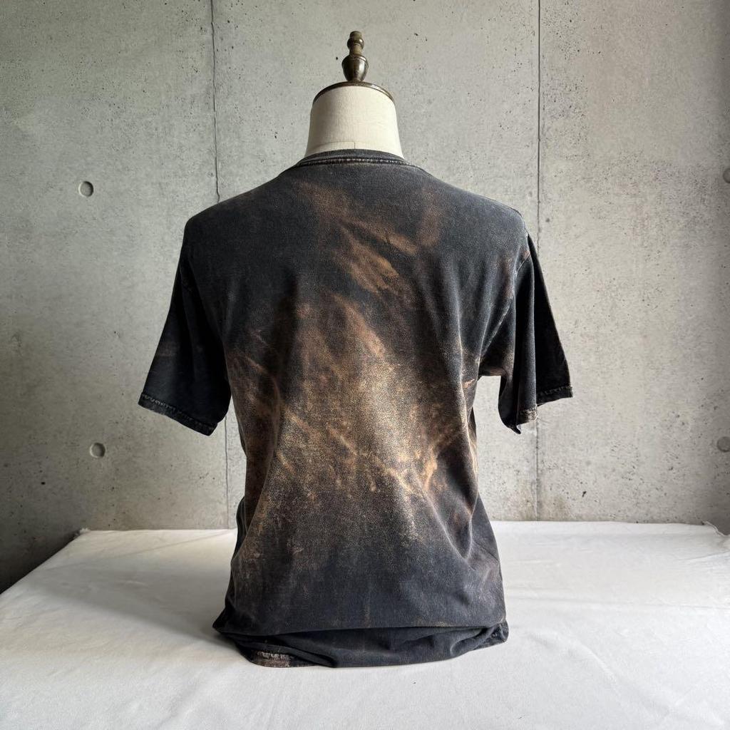 [USED] 00s DEATH NOTE Bleached S/S T-shirt Fade