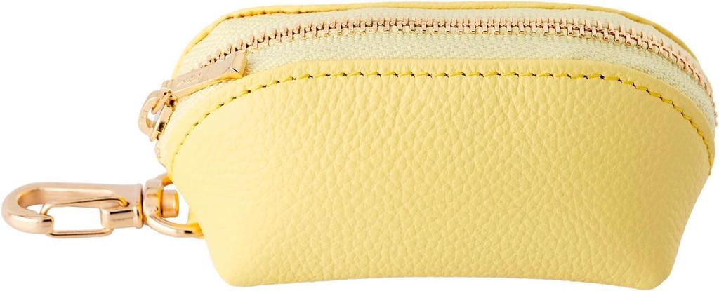 OSL Round Key Pouch Mini Yellow Simple Slip-On OSL-3203 Men's Women's