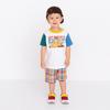 Miki House Hot Biscuits Short Sleeve Boys and T-Shirt, Girls, White, 80cm, 72-5202-495
