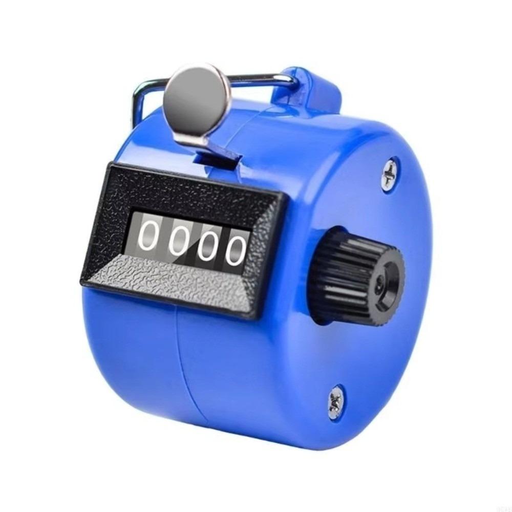 Handheld Hand Tally Counter No Battery Required Metal Mechanical Clicker Counter Mini 4 Digital Hand Held Tally Counter