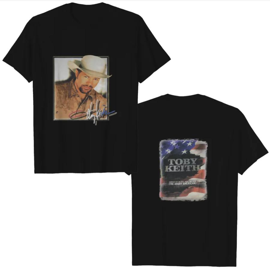 Vintage Toby Keith T-Shirt – Heavyweight Men’s Country Music Tee, Black Size 5XL