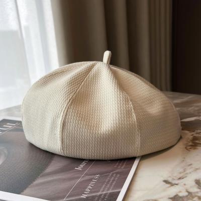Nieuwe Effen Kleur Achtkante Hoed Modieus en Veelzijdig Straat Pompoen Hoed Koreaanse Versie van Literaire Retro Baret Hoed voor Vrouwen