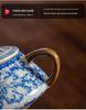 Jun Ware Blue and White Teapot: Chinese High-End Large Size for Brewing Tea Kung Fu Style 2026