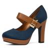 High heels are not tired of feet, single shoes for women, Xia Mary Jane, one word with thicksoled thick heels, women's shoes, highheeled sandals.