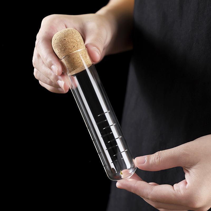 Creative Glass Test Tube Tea Leak Filter Creative Tea Filter Tea Bag Tea Set Accessories Tea Strainer