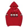 Women's Fashionable Casual Long-Sleeved Christmas Holiday Party Printed Hooded Sweatshirt