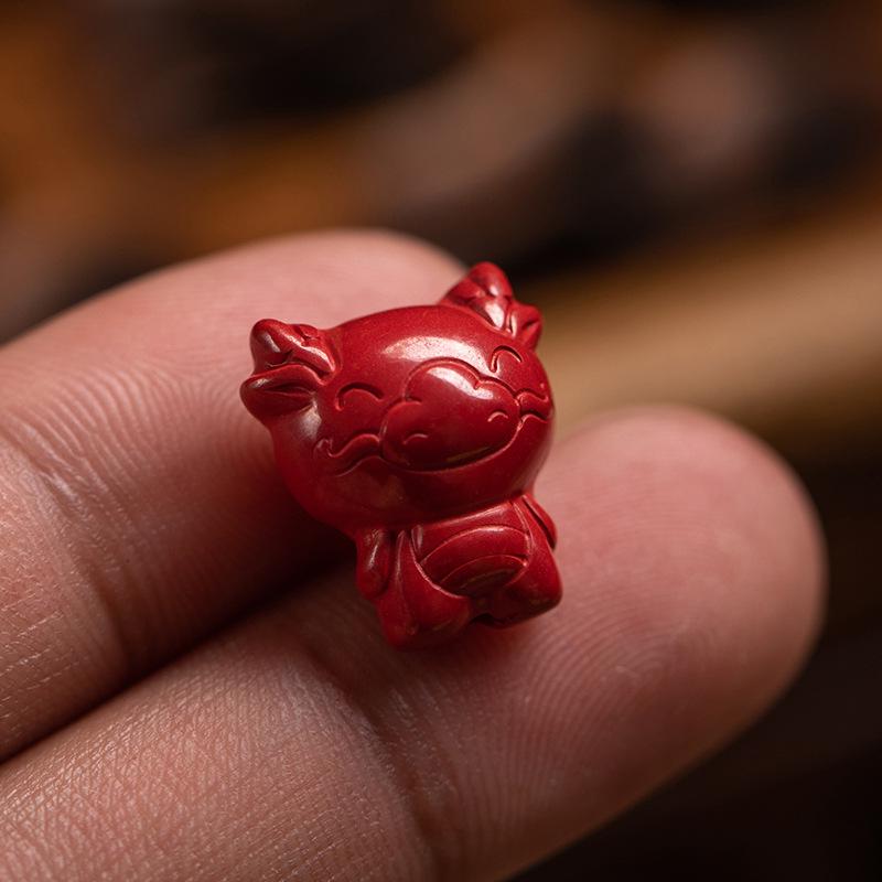 Roter Zinnober Tierkreis Cartoon DIY Zubehör