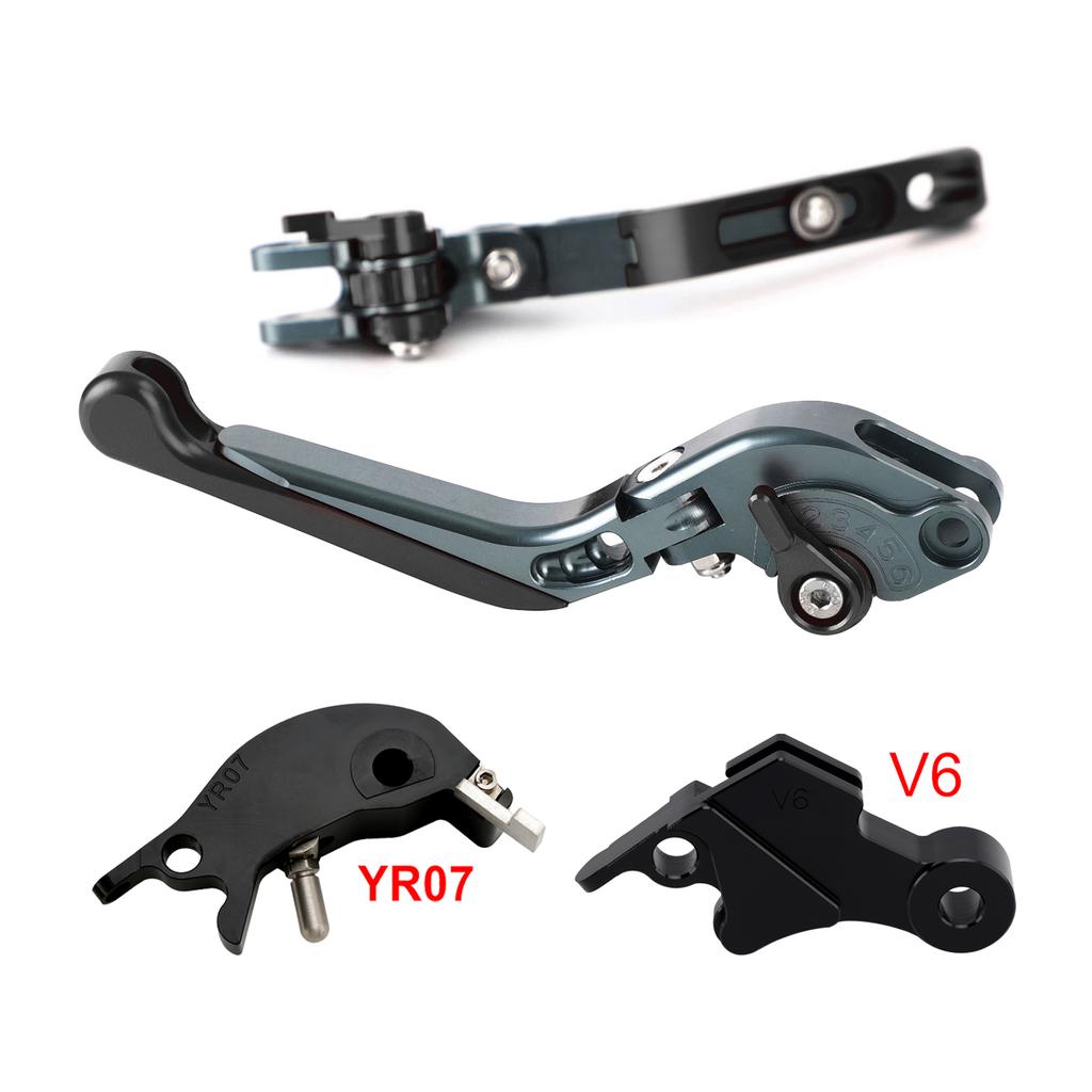 Adjustable Clutch Brake Lever fit for YAMAHA XSR900 XSR900GP MT-09 24-25 Black