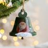 Iron Christmas Santa/Snowman Bells Hanging Pendant Home Festival Window Ornament Holidays Office Embellishment