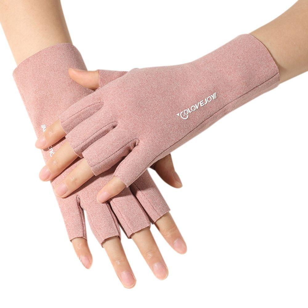 German Velvet Touchscreen Half Finger Gloves Semi-Finger Short Mittens Warm Gloves Riding Gloves