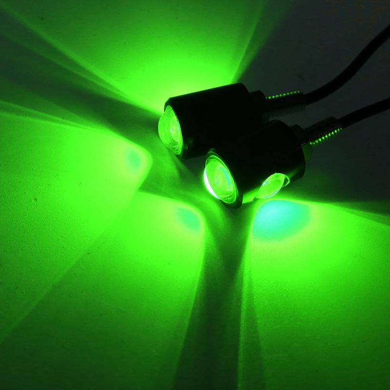 1/2 Pair Motorcycle Driving Light Eagle Eye LED Reverse Backup Driving Light Motorcycle Fog Lamp Headlight Daytime Running Light