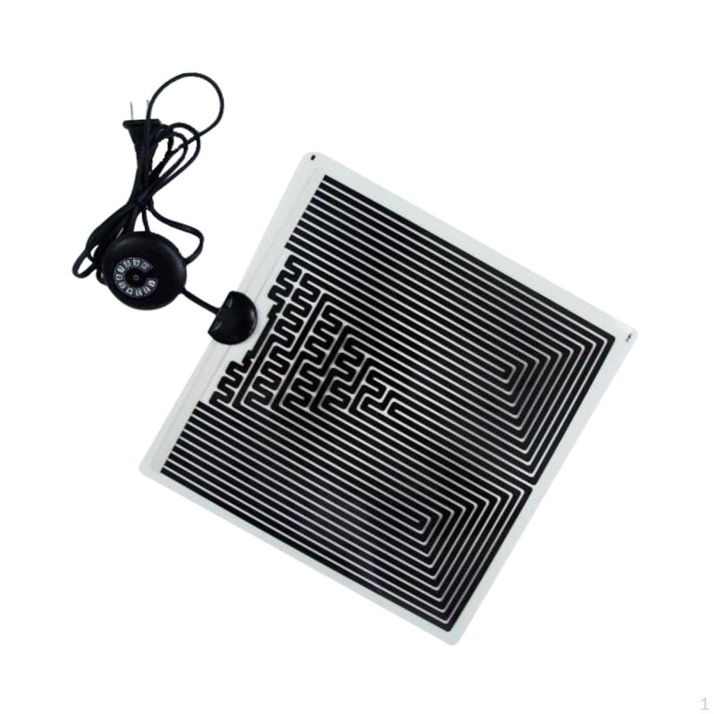 Reptile Heating Pad Under Tank Terrarium Mat for Gecko Turtles Frogs 15x28cm