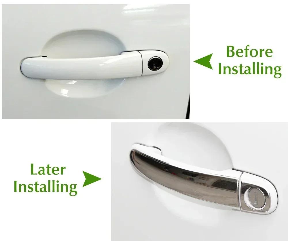 Car Door Handle Protective Covering Cover Trim For Vw Passat Golf Mk4 Polo Jetta Skoda Octavia Fabia Superb Seat Ibiza Leon