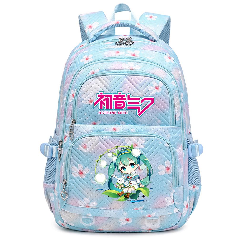 Anime Hatsune Miku Printed School Backpack Student Teenager Bookbag for Boy Girl Women Large Capacity Waterproof Backpack Travel Mochila Escolar