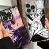 Anime Gojo Satoru JUJUSU Plating Phone Case For Xiaomi Poco X5 X6 X7 X8 Pro Max F8 Ultra F7 M8 M7 M5S Redmi 15C 15 14C 13C 13 X3