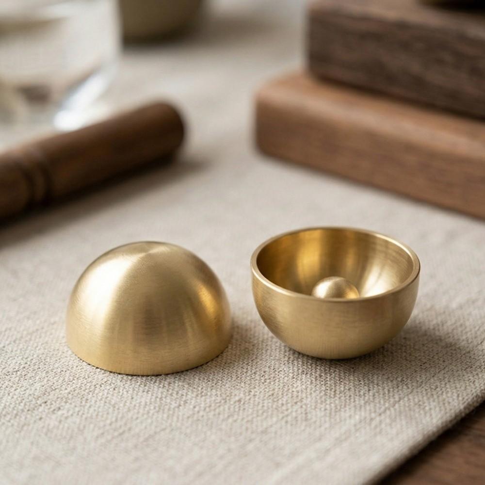 Sanskrit Meditation Sound Bowl Handmade Brass Brass Singing Bowl Mini Singing Bowl  Sound Healing