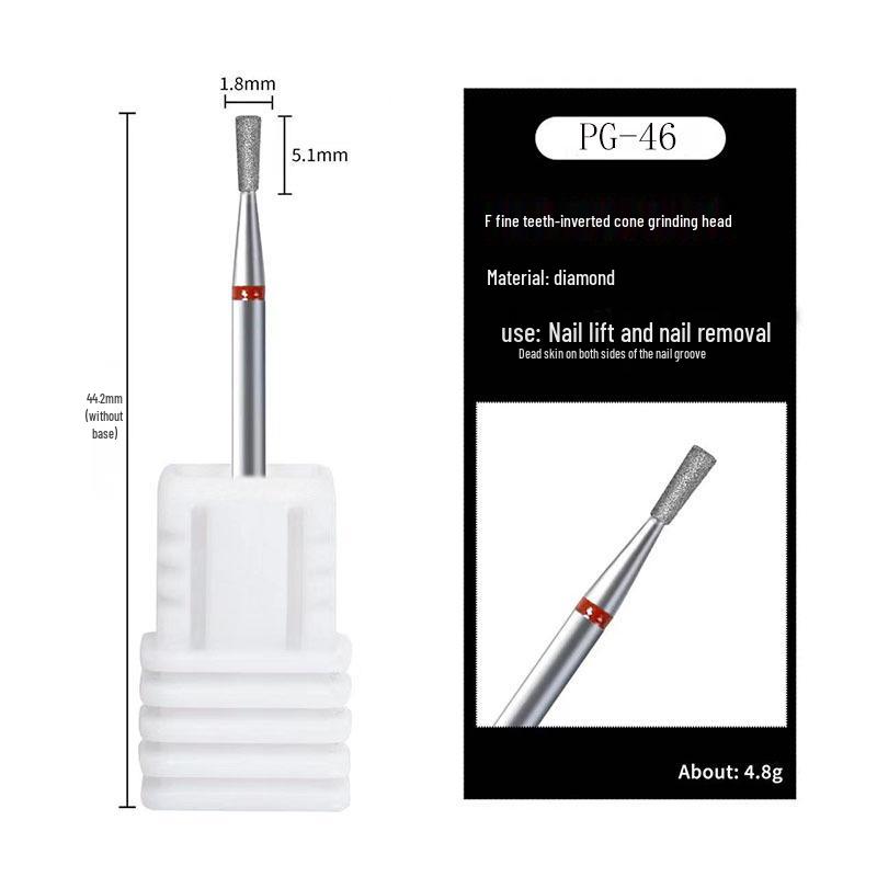Russischer Diamantschleifer Maniküre-Werkzeug zur Nageloberflächen-Vorbehandlung