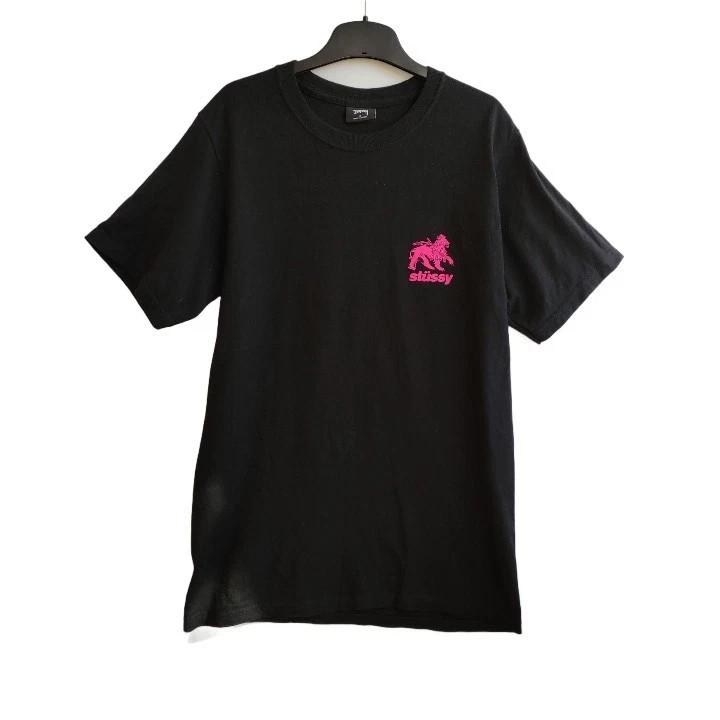 Rasta Lion Big Logo Black Pink Graphic Print Streetwear Unisex T-Shirt XXXXL