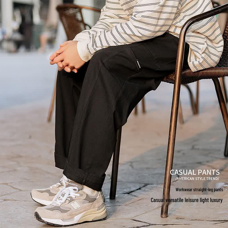 MEDE Men's Japanese Style Cotton Cargo Pants