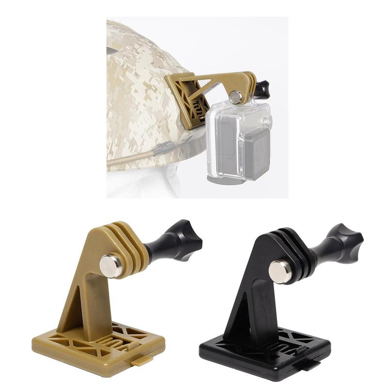 Camera Helmet Mount Bracket Lightweight Nylon Holder for M35 Helmet Shaped Cap Action
