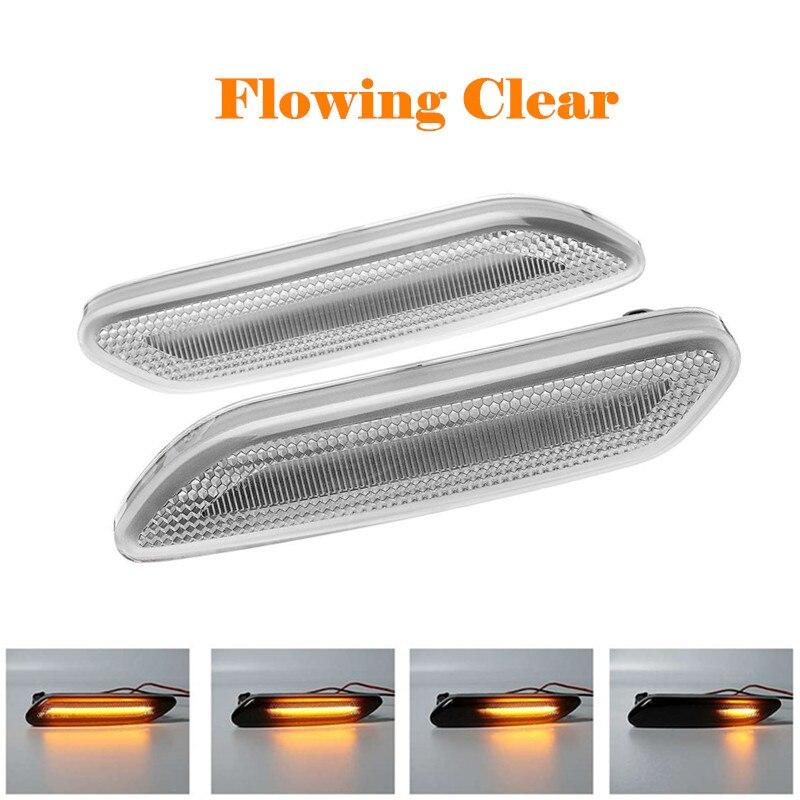 2 Stücke Normale/Dynamische Blinker LED Seitenmarkierungsleuchte 12V Seitenblinkerleuchte Panelleuchte Für BMW Mini Cooper R60 R61