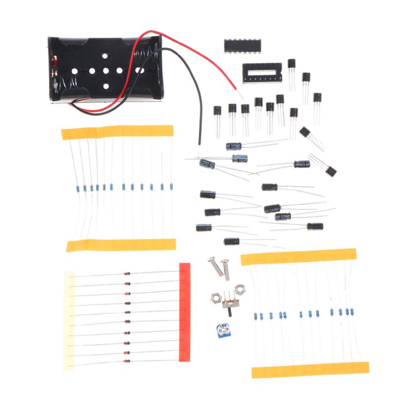 DIY LED Wasserfließlicht-Kit Ne555 Lötübung Elektronik-Projekt-Kit für Schüler DIY Schweißlernset