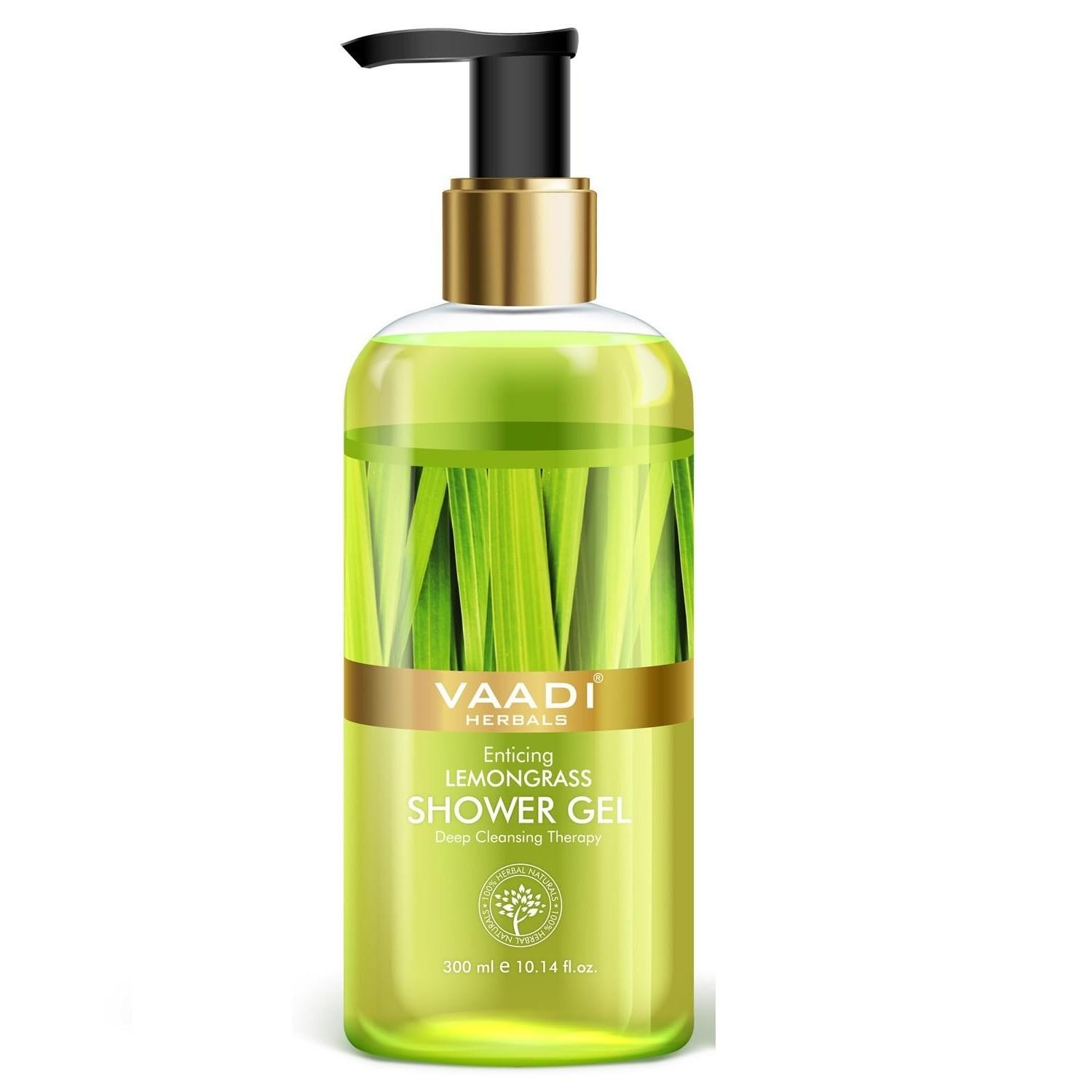 @ Vaadi Herbals Enticing Lemongrass Shower Gel 300ml UKZQ87 50%off