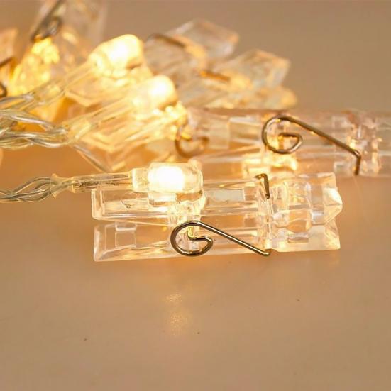 2m 10 LED Postcard Photo Clips Lights Xmas Home Party Decoration Lamp PendantsMöbel & Wohnen, Beleuchtung, Lichterketten!