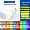 Dimmable Waterproof LED Silicone Strip, 12V-24V, 220V, Self-Adhesive, Embedded Linear Slot