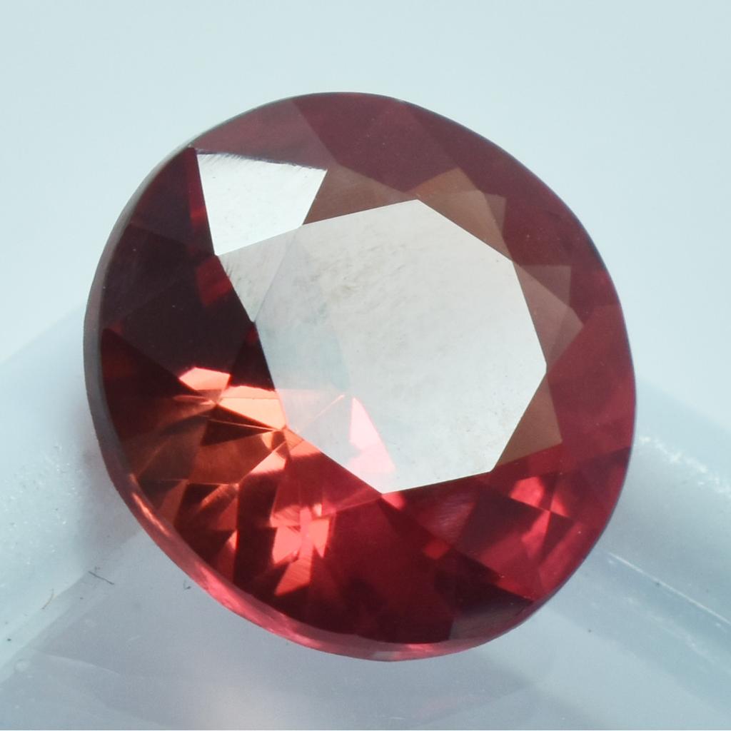 Natural Padparadscha Sapphire 9.50 Ct Round Stunning Certified Loose Gemstone