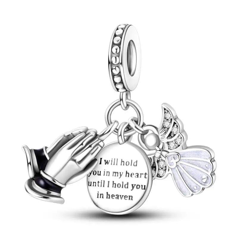 Neuer Kupfer-Cupido Kleeblatt Braut Anhänger Schmuckperle Passend für Original Charms Armband Schmuck Zubehör