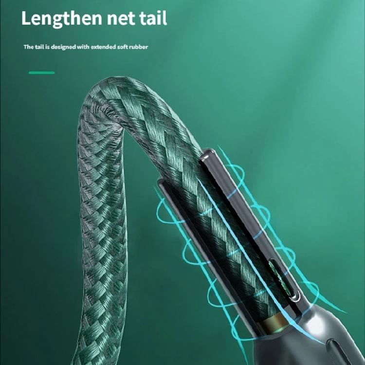 Reinforced Braided USB C Data Cable Equipped With Lighting Function And Auto Stop Charging When Full