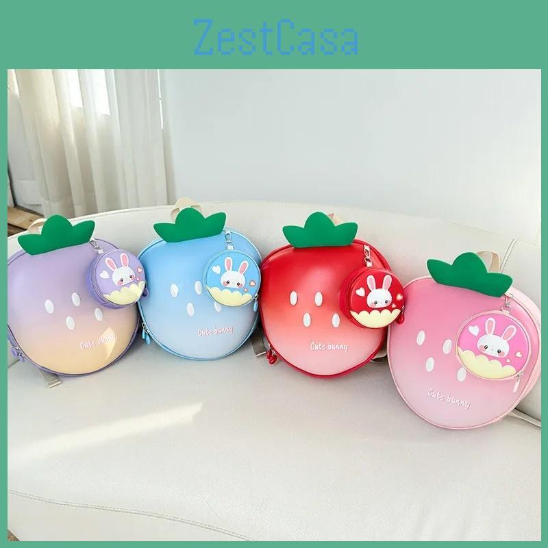 School Strawberry Bag With Cartoon Style And Eva Eggshell Bag Comfort For