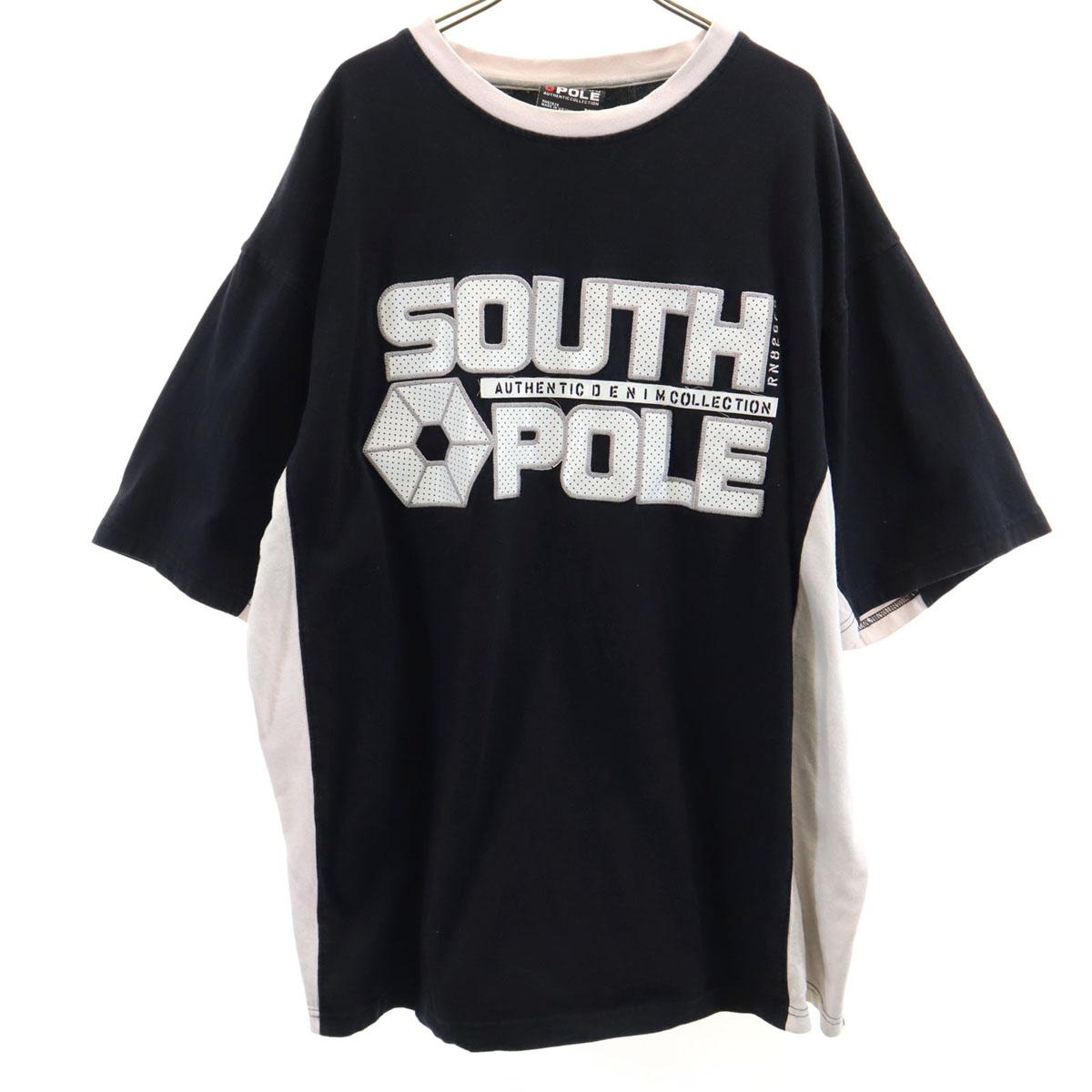 

SOUTH POLE Short sleeve T-shirt XL Black series Men s Used