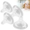 Set Biberon Tetină Silicon Lichid Moale Biberon Tetină Suzetă pentru Sugari Accesoriu Biberon(4 x Biberon 1 x