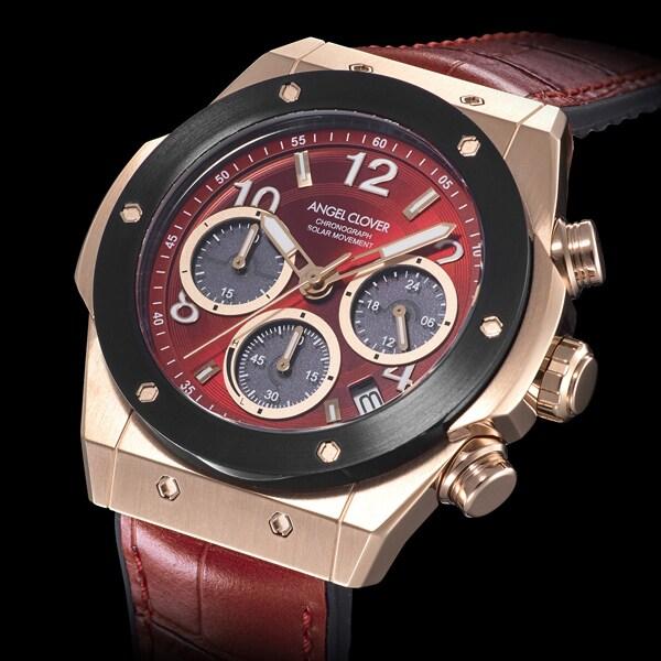 Angel Clover EXVENTURE SOLAR EVS45PRE-RE Wrist Watch
