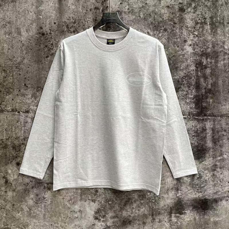 Skull Island Unisex Farbblock Buchstabenprint Raglan Langarm T-Shirt