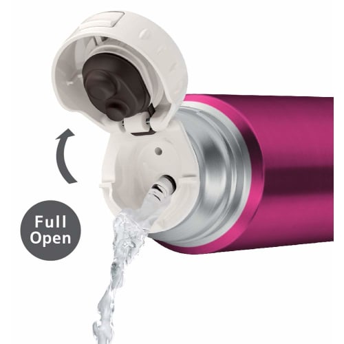Thermos Water Bottle Stainless Steel Slim Bottle Burgundy 350ml FFM-351 BGD