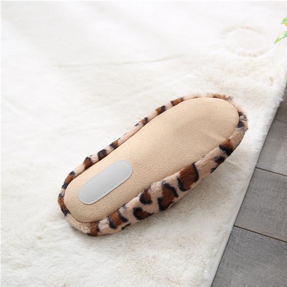 Soft Sole Indoor Slippers Warm Fleece House Shoes for Wood Floor Heating Home Cozy Non-Slip Slippers
