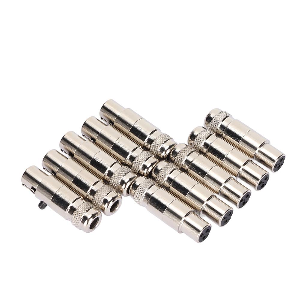 XLR Adapter 3 Pin Buchse auf 3 Pin Stecker Metall Mini XLR Verbinder für Mikrofonkabel Monitor
