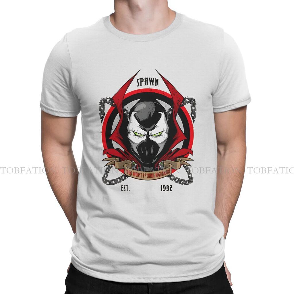 Your Worst Nightmare Men TShirt Spawn Comic Crewneck Short Sleeve 100 Cotton T Shirt Funny High Quality Birthday Gifts