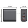 Multiple Port 100W  Fast Charging with 4 Outputs USB C Power Adapter for Laptops, Tablets, and Phones