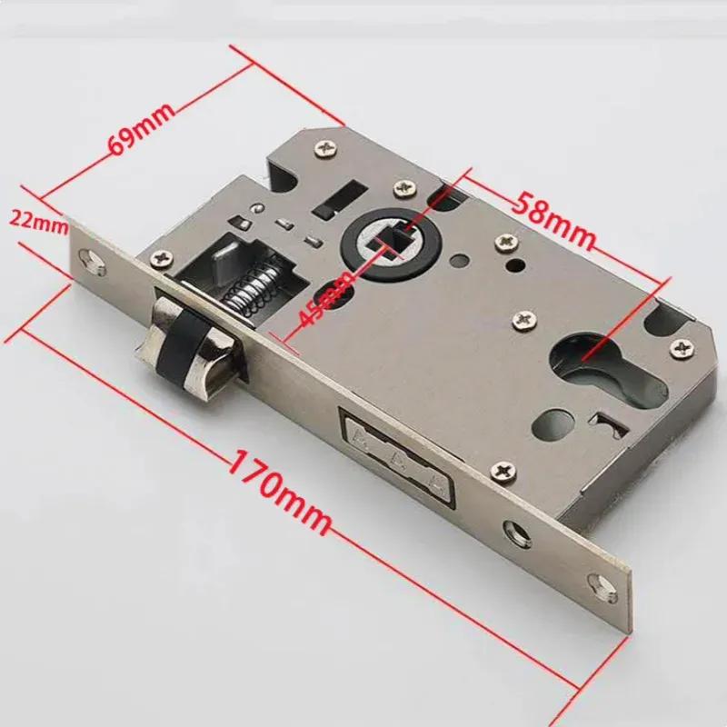 Bedroom Golden Solid Wood Split Lock, Simple Door, Silent Handle Lock